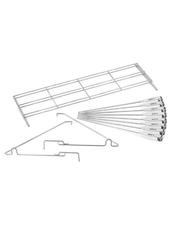 Weber Elevations Tiered Grilling System 7615 Yükseklik Kademeli Izgara Sistemi Paslanmaz Çelik | Dört Katmanlı Isı Verimliliği | Genişletilmiş Pişirme Alanı
