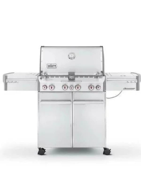 Weber Summit® S-470 Paslanmaz Çelik Gazlı Barbekü – 4 Brülör + Sear / Tütsü / Rotisserie