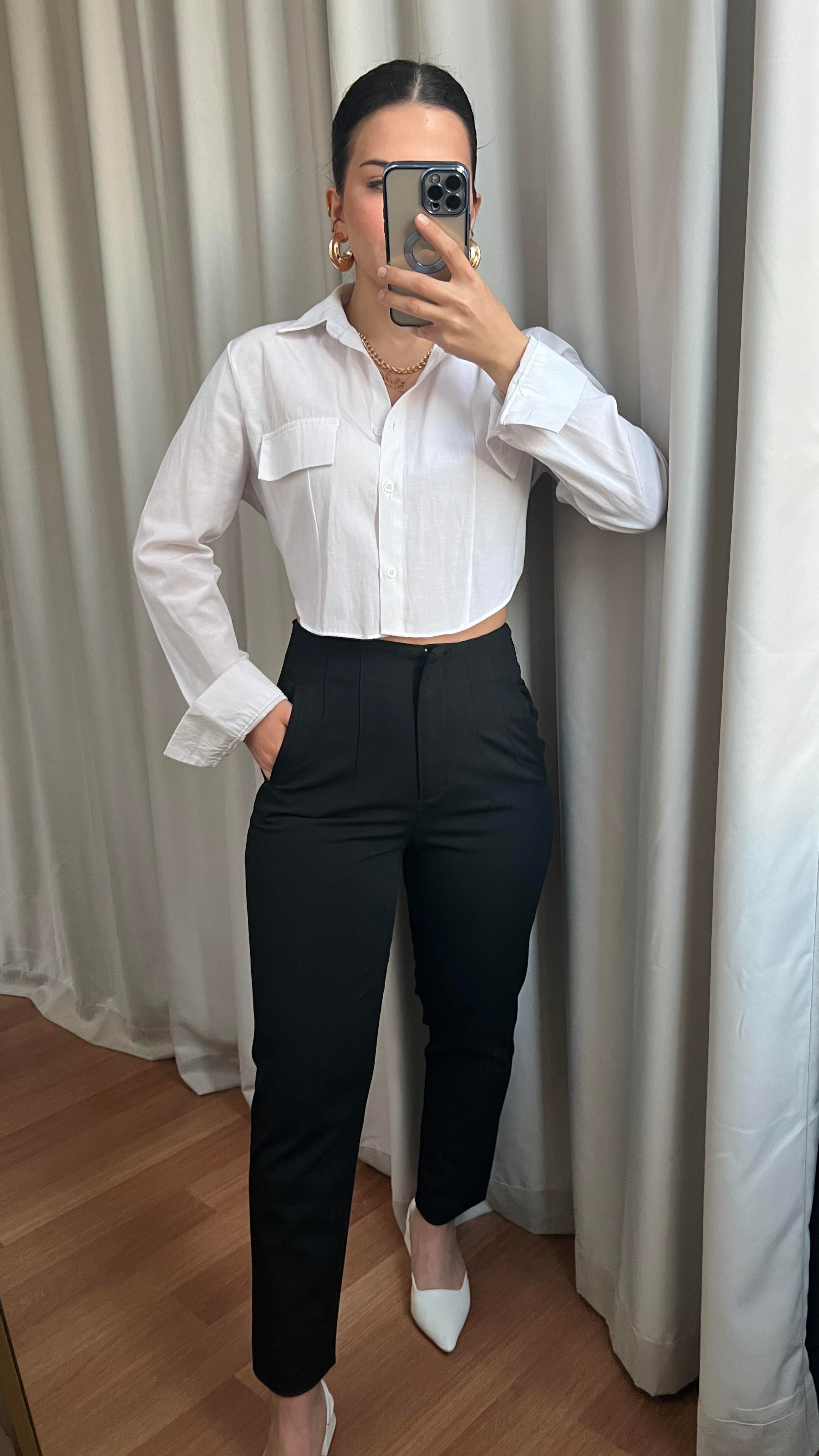 SİYAH HAVUÇ PANTOLON
