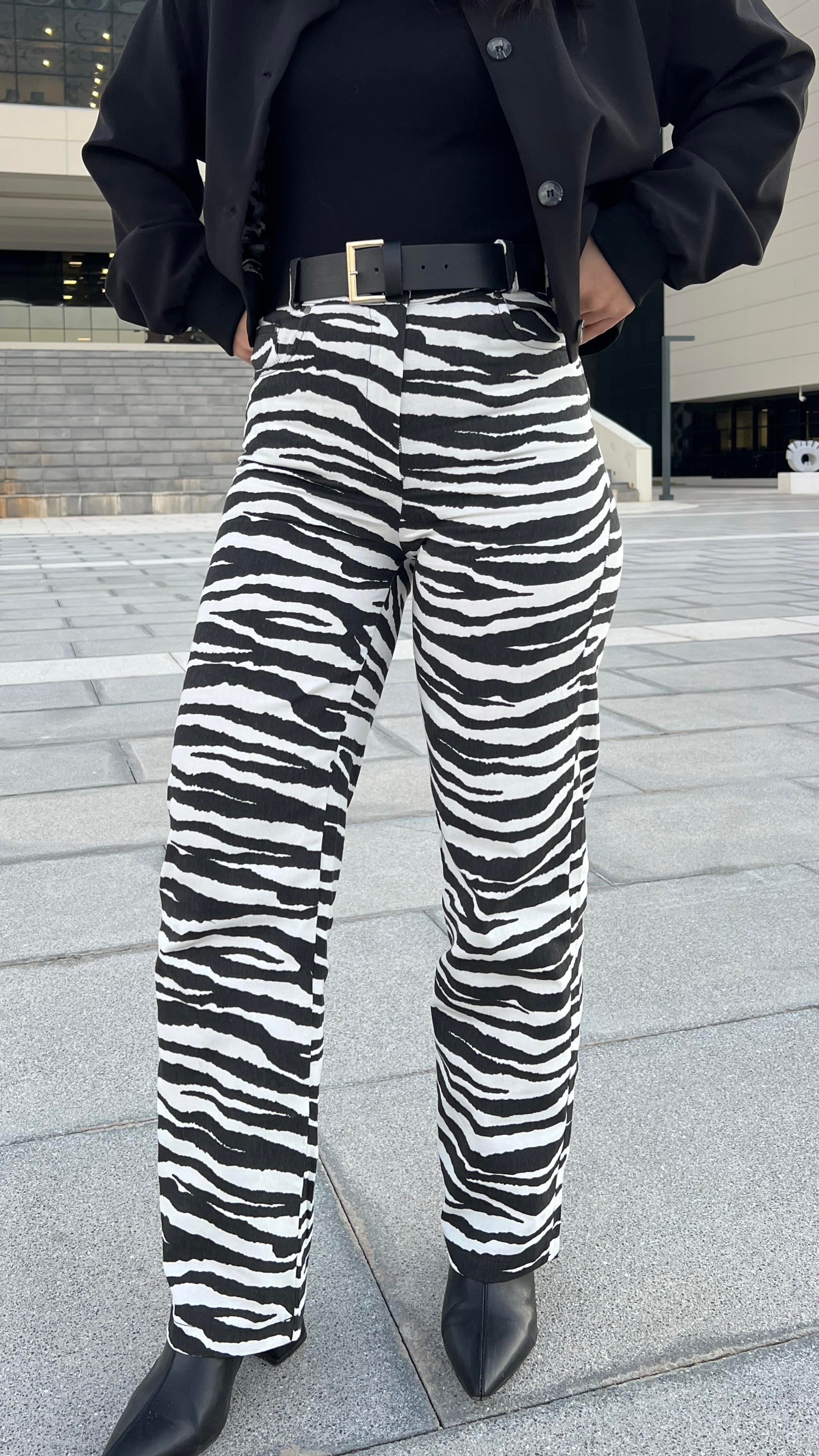 ZEBRA DESEN PANTOLON