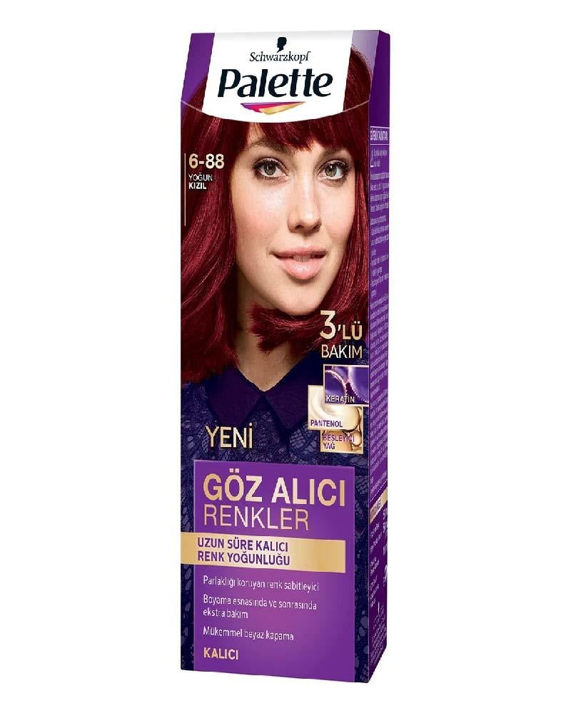 Palette Göz Alıcı Renkler Saç Boyası Yoğun Kızıl 6-88