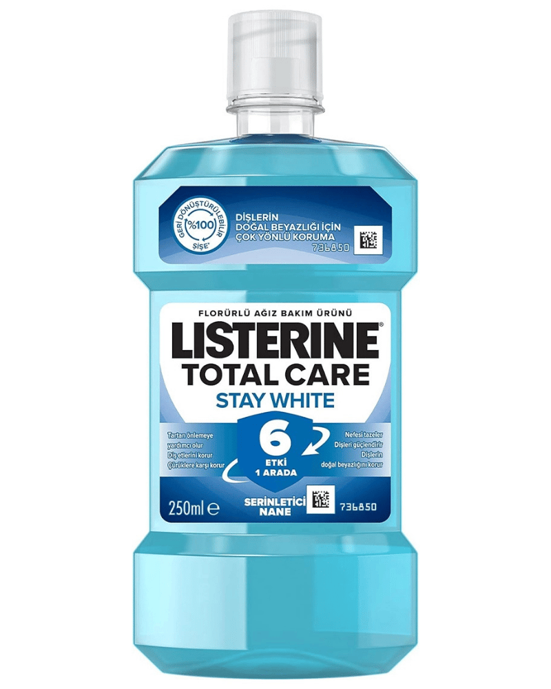 isterine Total Care Stay White Serinletici Nane 250ml