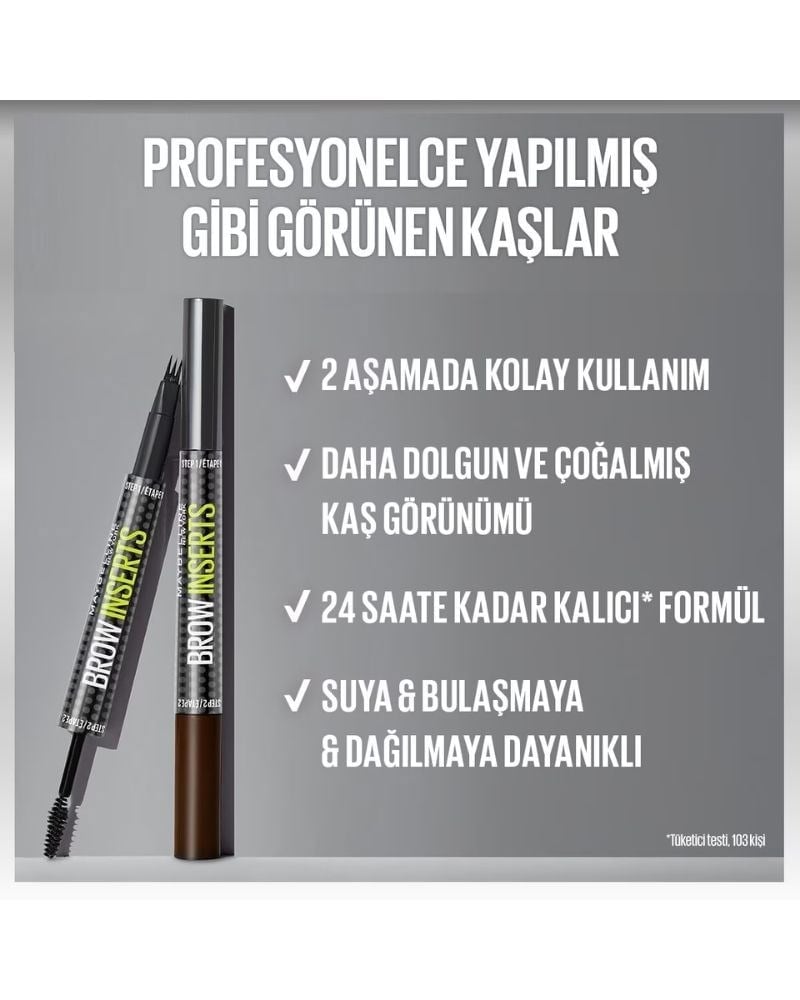 Maybelline New York Brow Insert Çift Uçlu Kaş Kalemi 04