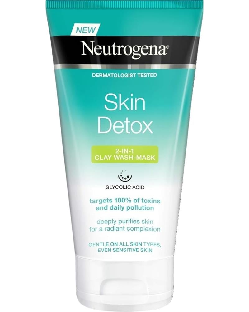 Neutrogena Skin Detox Arındırıcı Kil Maskesi 150 ml x2