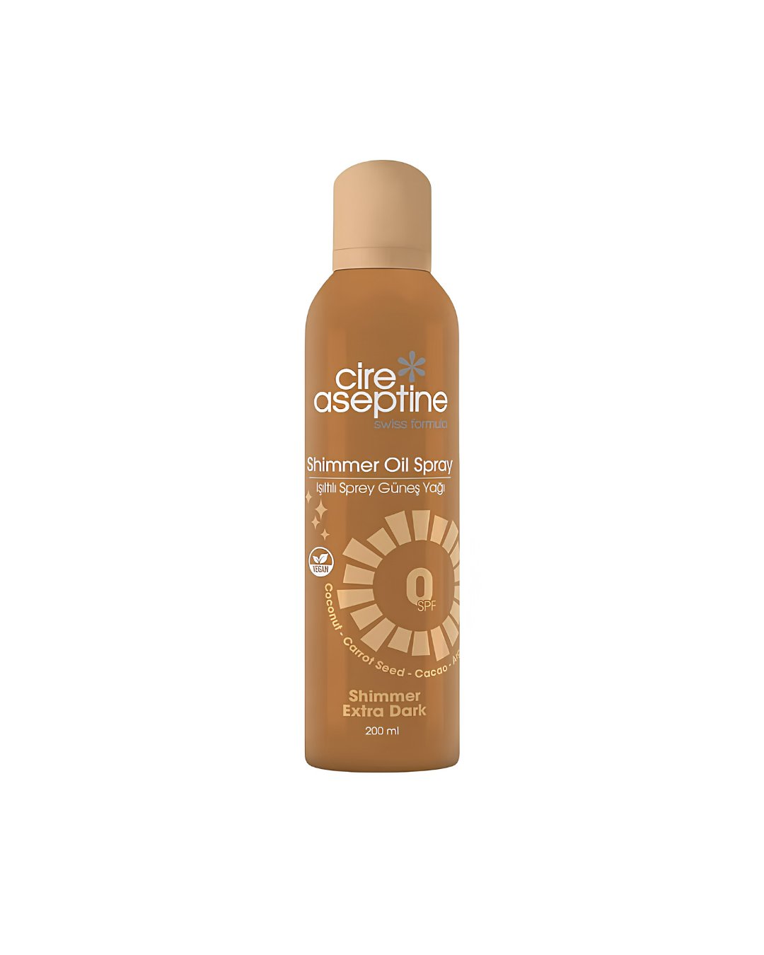 CIRE ASEPTINE SUN Shimmer Aerosol Güneş Yağı 200 ml