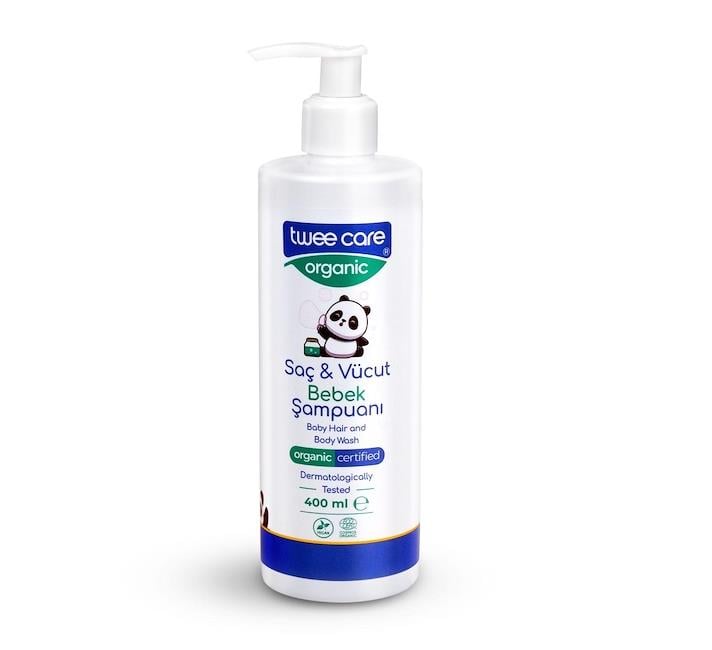 Twee Care Organik Bebek Saç&Vücut Şampuanı 400Ml