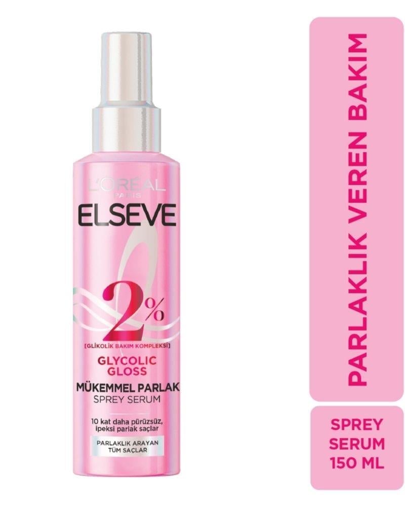 Elseve Glycolic Gloss Parlak Sprey Serum 150 Ml