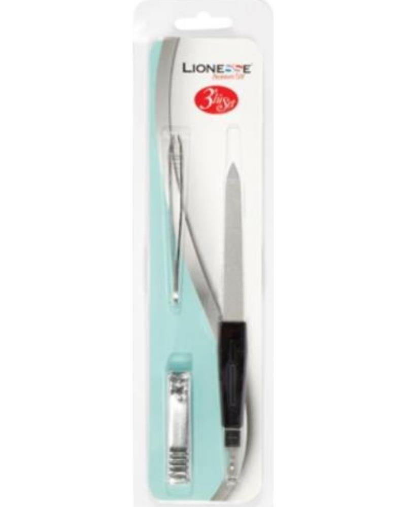 Lionesse 3lü Manikür Seti 5112 (CIMBIZ TÖRPÜ TIRNAK MAKASI)