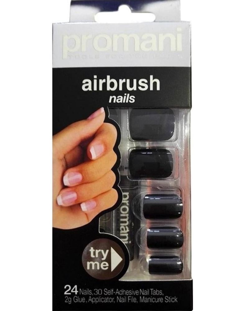 Promani Siyah Takma Tırnak Kiti Pr-5002