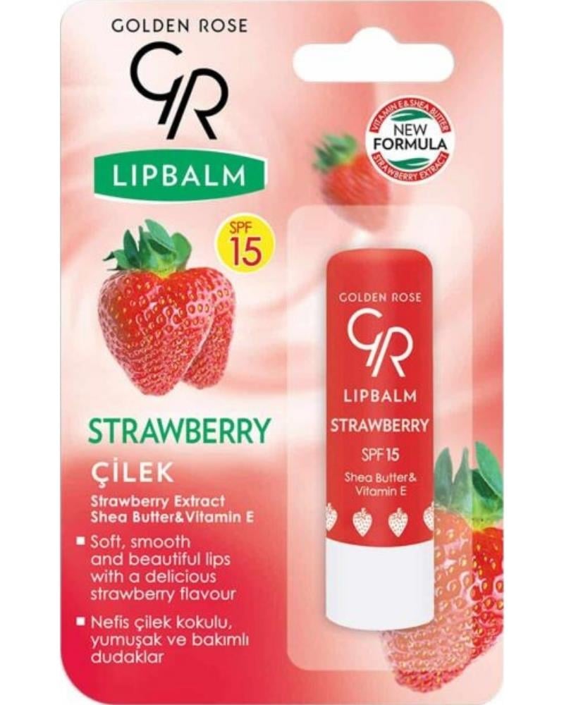 Golden Rose Lip Balm Strawberry Spf 15