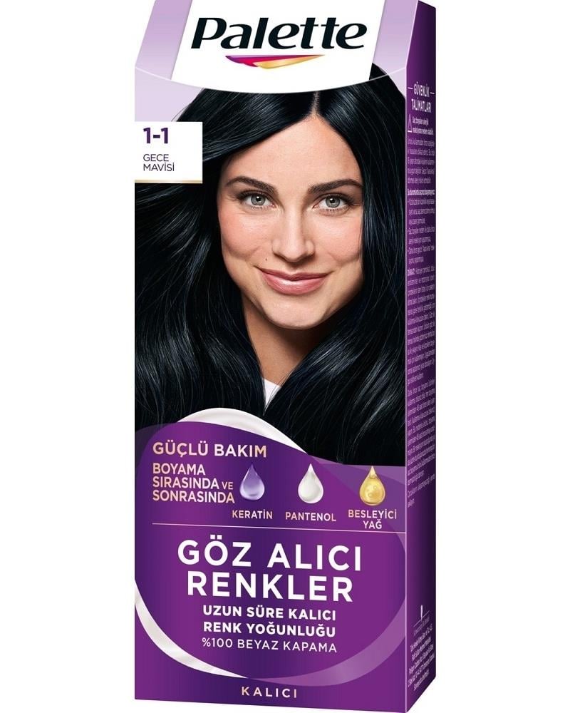 Palette Göz Alıcı Renkler No:1/1 Gece Mavisi