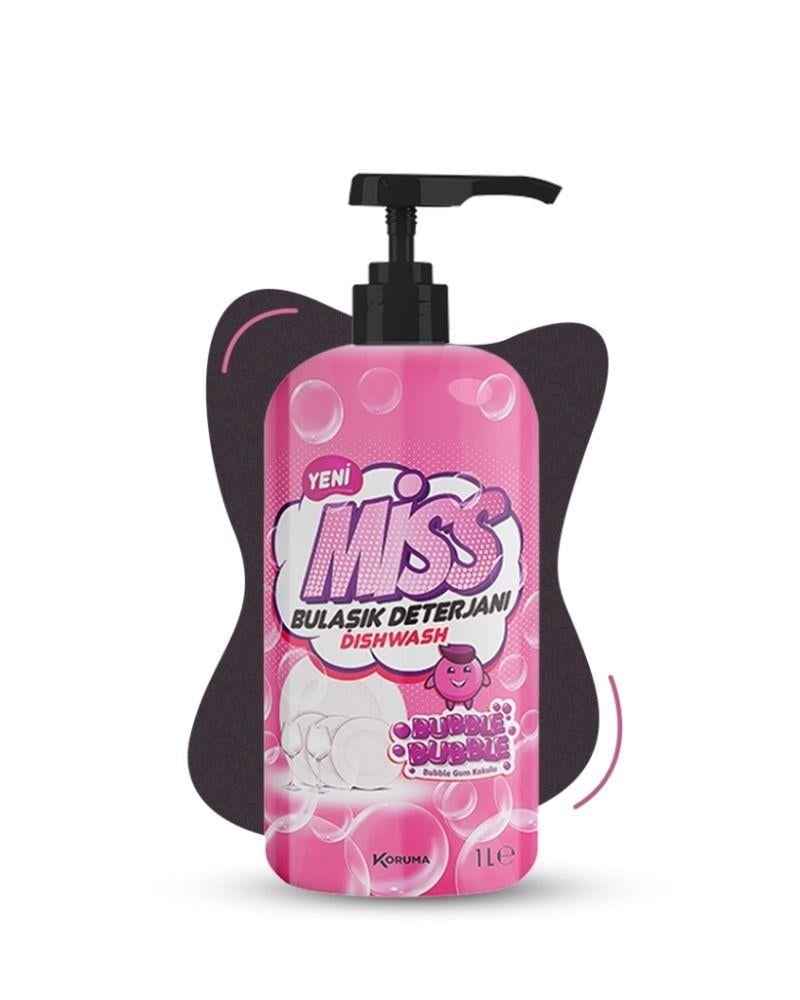 MİSS BULAŞIK DETERJANI 1L BUBBLE GUM