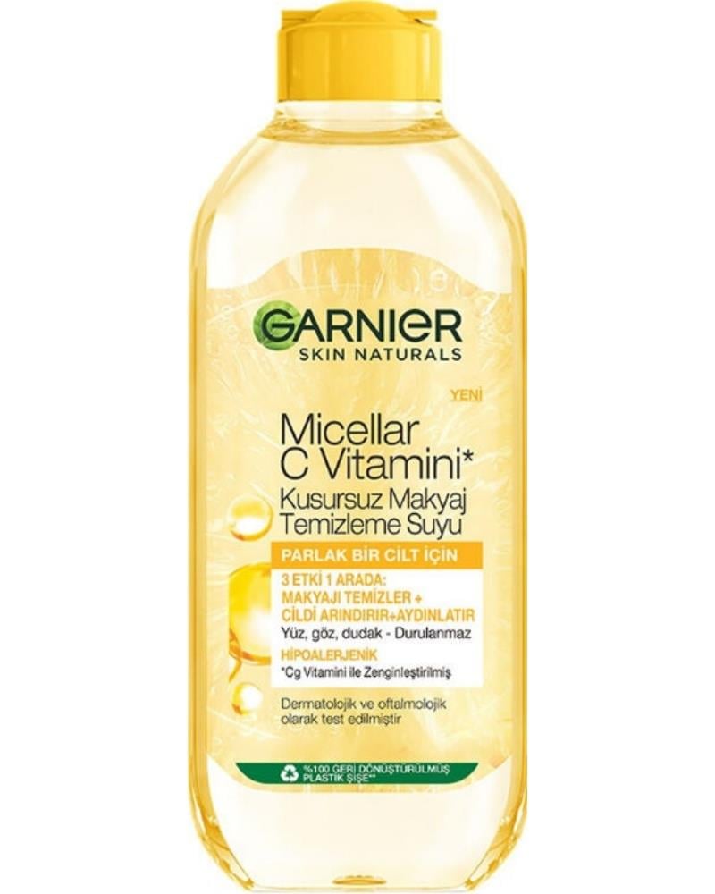 Garnier STD Micellar C Vitamini Kusursuz Makyaj Temizleme Suyu 400ml Klasik