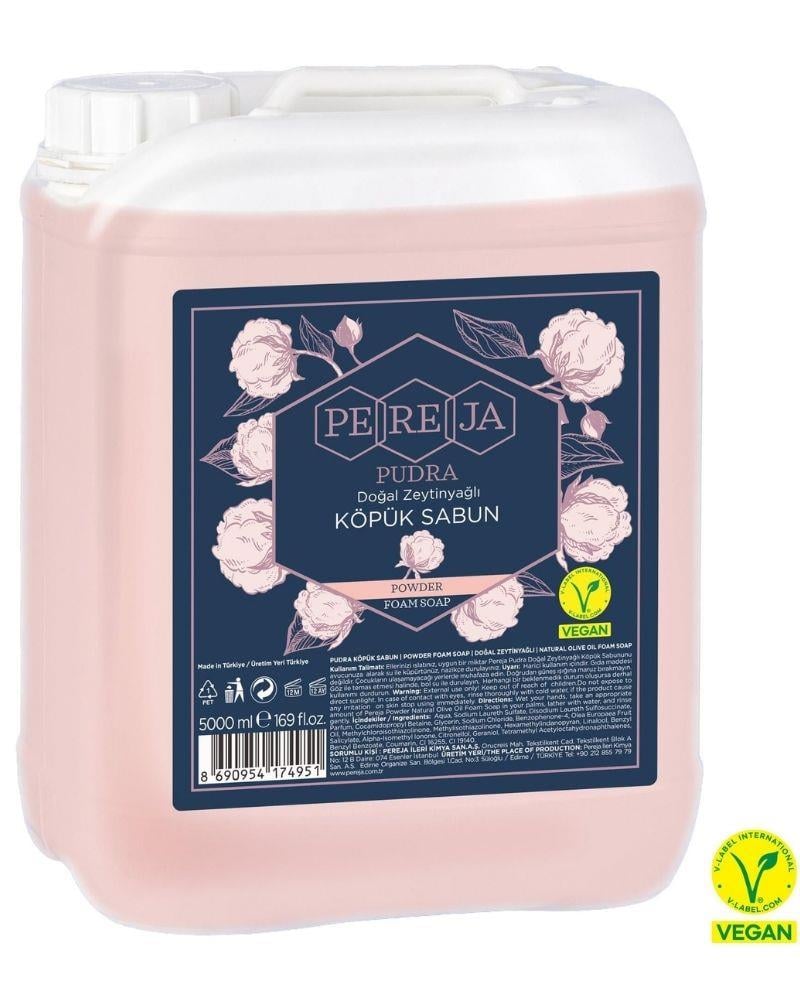Pereja Pudra Doğal Zeytinyağlı Köpük Sabun 5000 ml