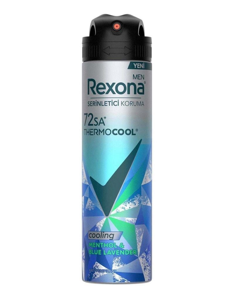 Rexona Men ThermoCool Erkek Sprey Deodorant Menthol & Blue Lavender 150 ml