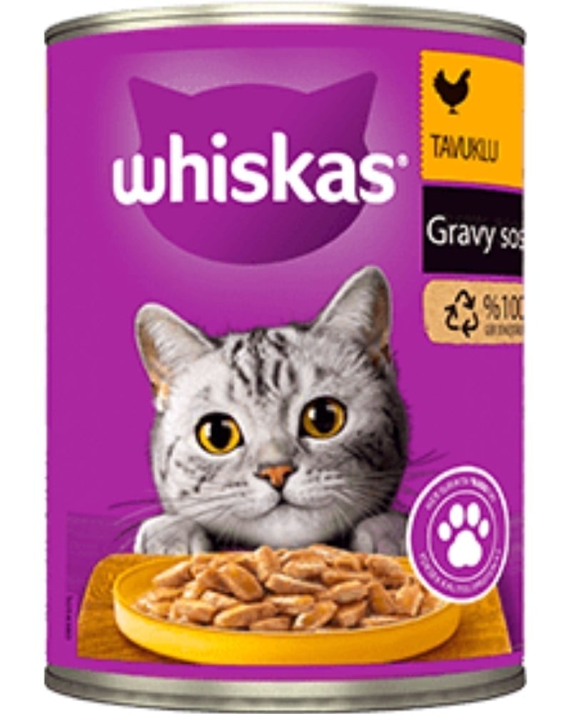 Whiskas Sos Içinde Tavuklu Yetişkin Kedi Konservesi 400gr