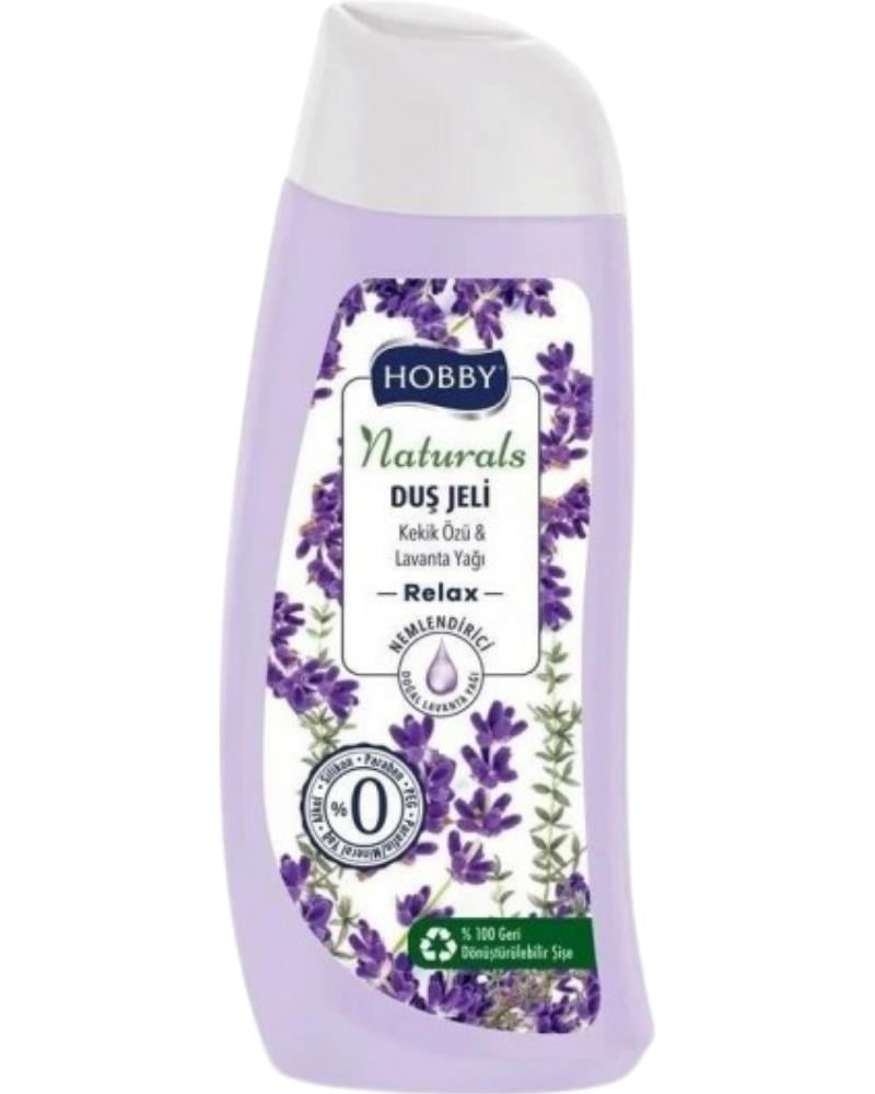 Hobby Naturals Relax Kekik Özü Lavanta Yağı Duş Jeli 500ml