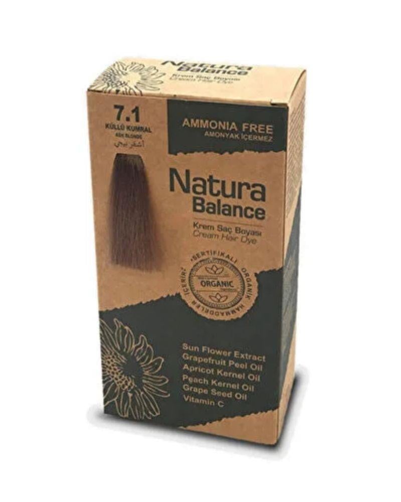 Natura Balance Saç Boyası Küllü Kumral 7.1
