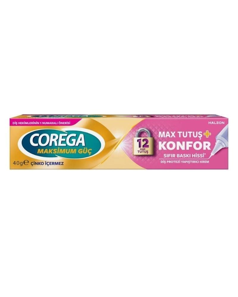 Corega Diş Protezi Yapıştırıcı Krem Yastık Konforu 40 gr