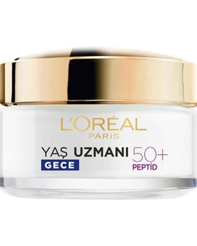 L'Oreal Paris L'oréal Paris Yaş Uzmanı 50+ Kırışıklık Karşıtı Yenileyici Gece Kremi 50ml