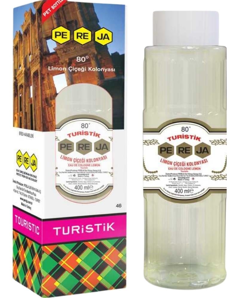 Pereja Limon Çiçeği Kolonyası 400ml Pet Şişe 80 Derece