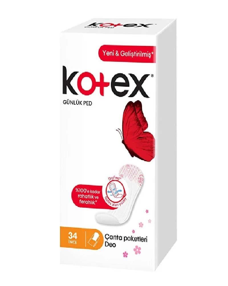 Kotex Günlük Ped Lightdays Parfümlü 34'lü
