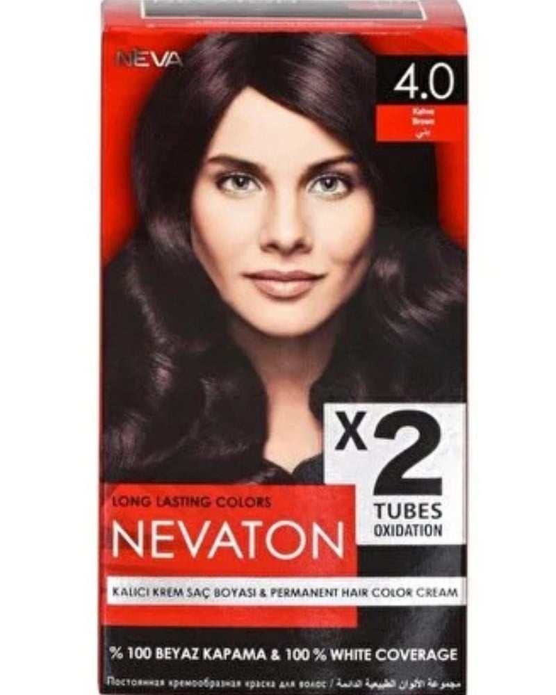 Nevaton 2 Li Saç Boyası 4.0 Kahve