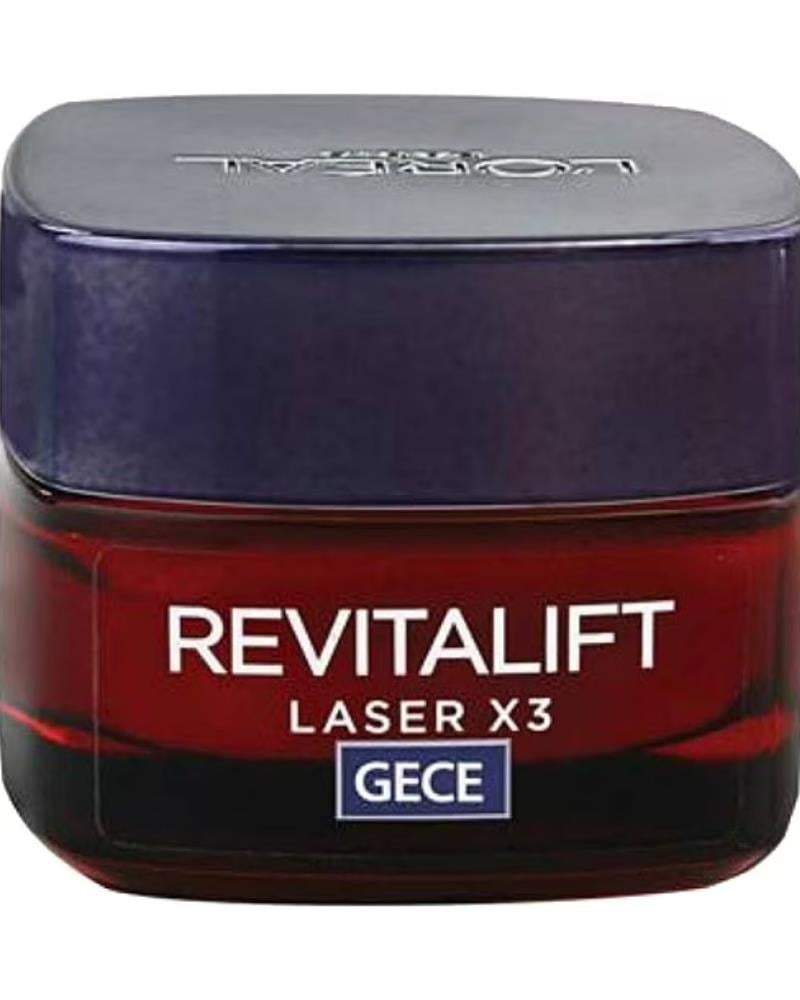 L'Oreal Paris Paris Revitalift Lazer X3 Yaşlanma Karşıtı Gece Kremi 50 Ml