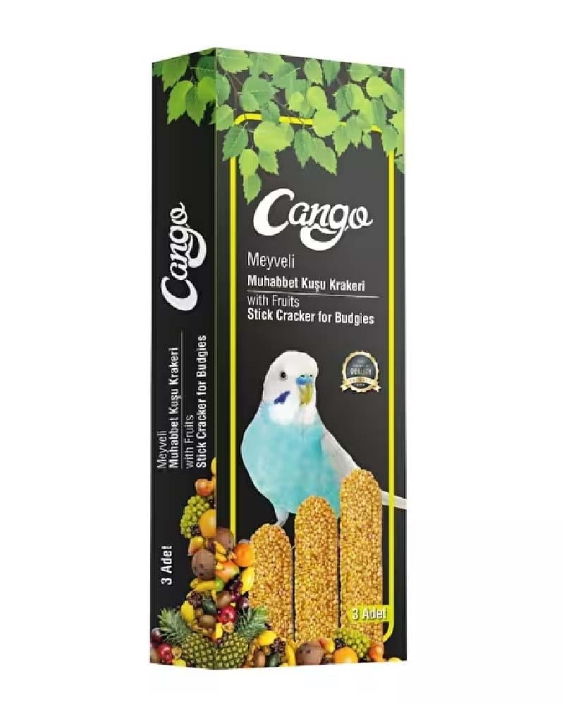 Cango Muhabbet Meyveli̇ Kuş Krakeri̇ 81 gr 10 lu