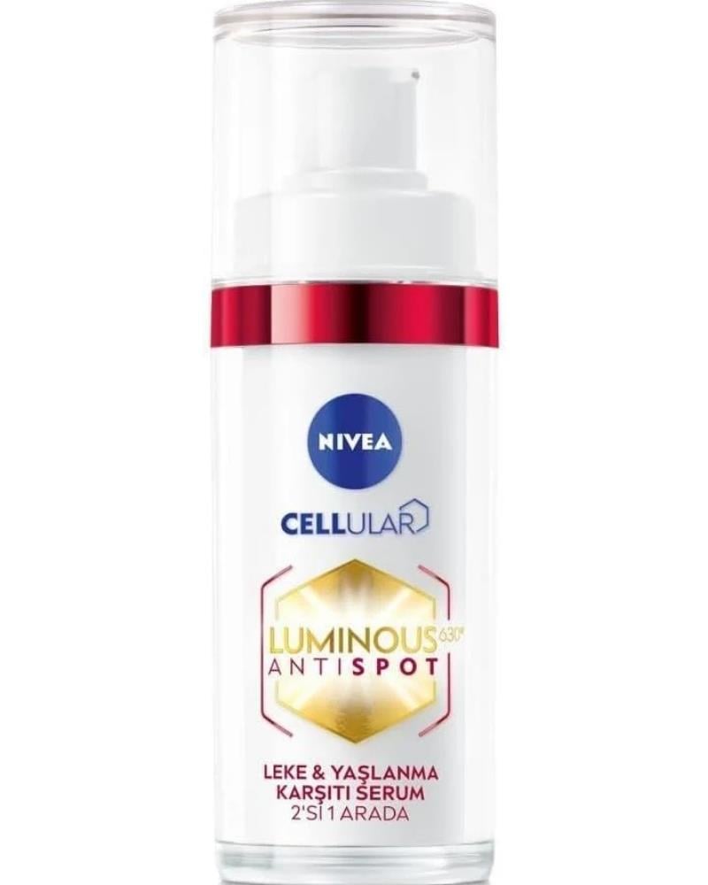 NIVEA Luminous630 Leke Ve Yaşlanma Karşıtı Serum 30ml, Kolajen Tetikleyici, Hyaluronik Asit, Sıkılaştırıcı