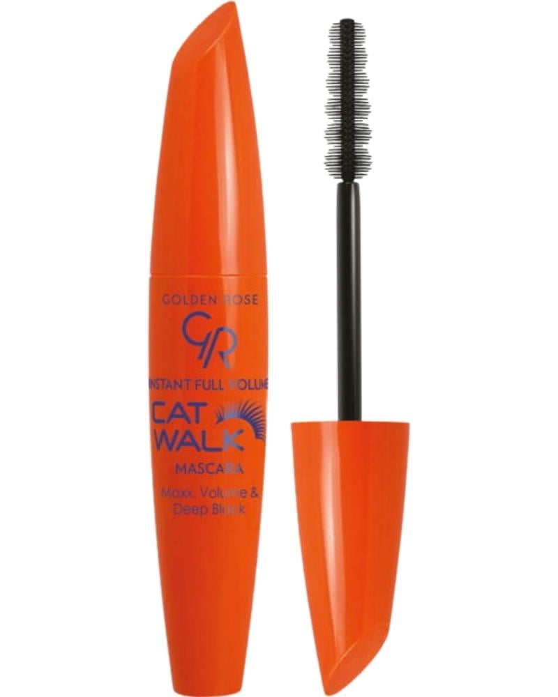 Golden Rose Hacim Veren Siyah Maskara - Instant Full Volume Cat Walk Mascara