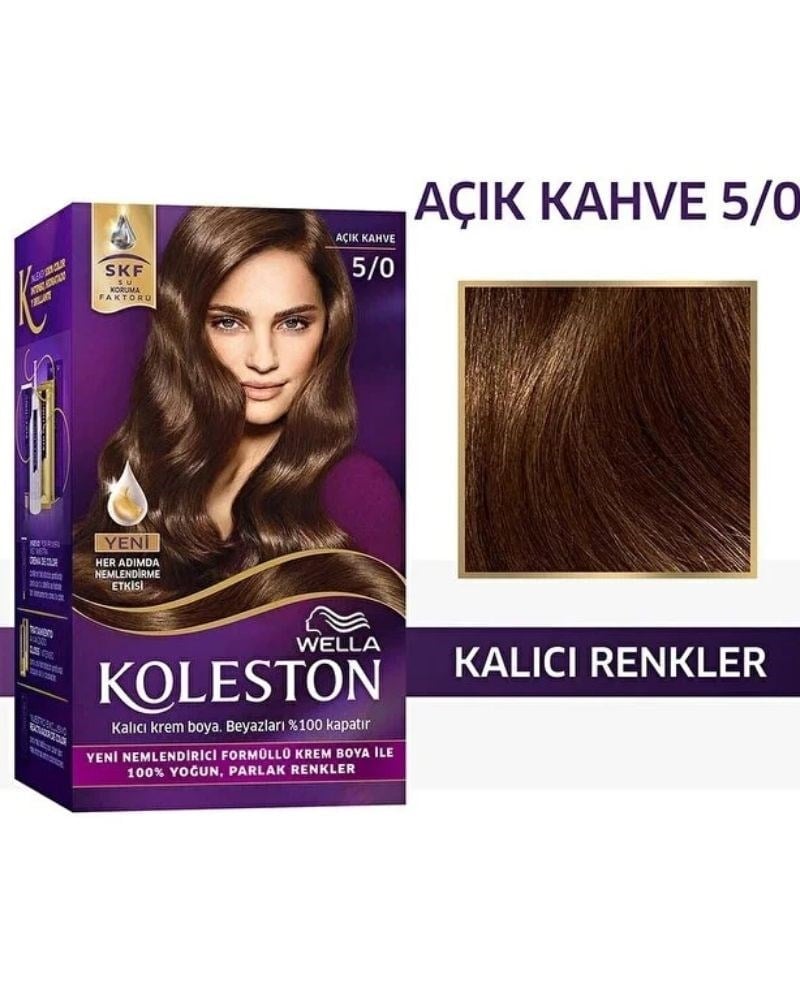 Koleston Wella Supreme Saç Boyası 5/0 Açık Kahve
