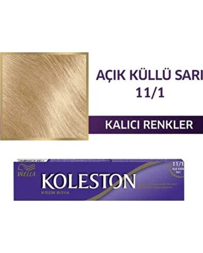 Wella Koleston Tüp Boya 11.1 Açık Küllü Sarı