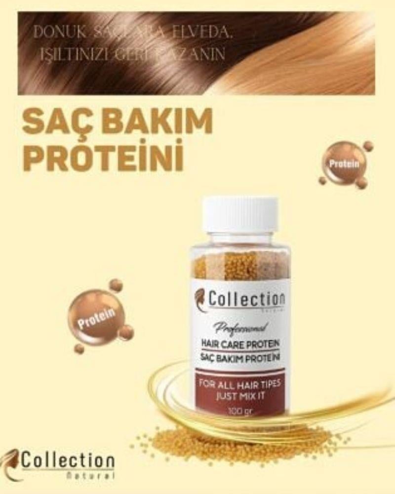 Collection naturel Saç Bakım ProteinYıpranmalara Karşı Profesyonel Saç Bakımı 100gr.