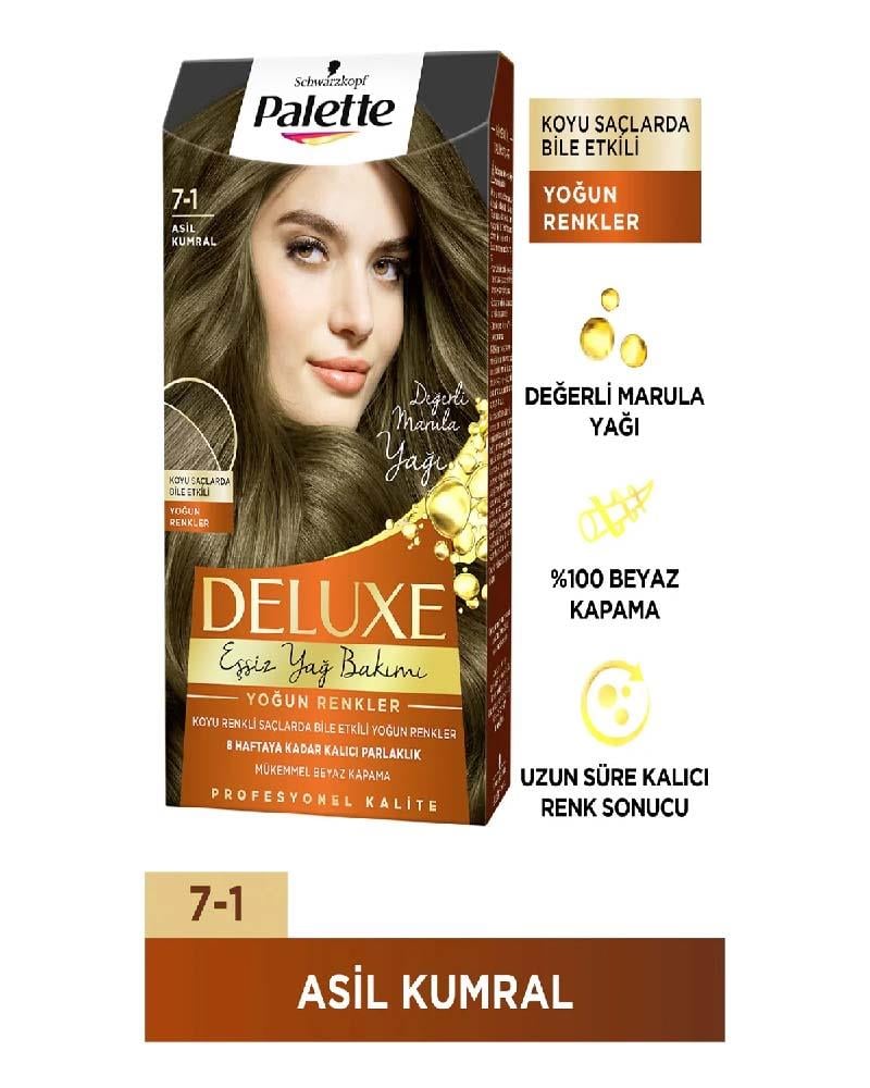 Palette Delıuxe Saç Boyası Küllü Kumral 7-1