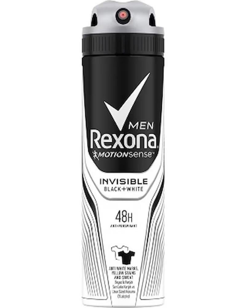 Rexona Deo 150 Ml. Men Invisible Black White