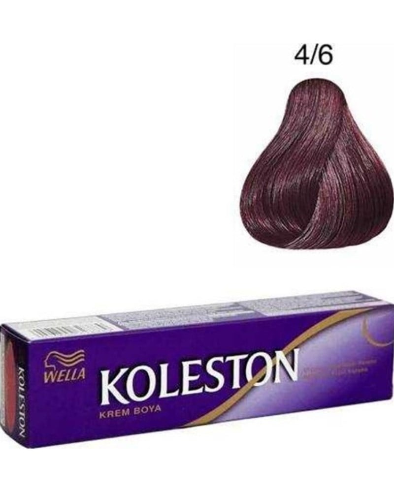 Wella Koleston Sıngle Tüp Boya 4/6 Kızıl Vıyole
