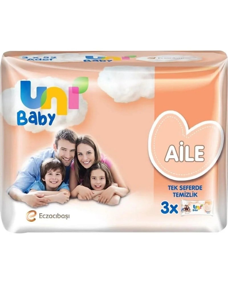 Uni Baby 3x52 Aile Islak Mendil