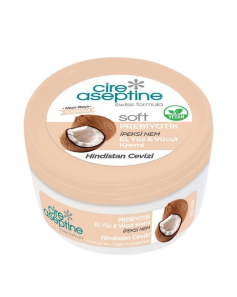 Cire Aseptine Soft Hindistan Cevizi Prebiyotikli Krem 30 ml