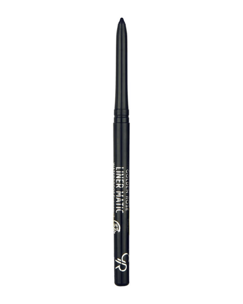 Golden Rose Liner Matic Waterproof Eyepencil Suya Dayanıklı Göz Kalemi No:201 Black