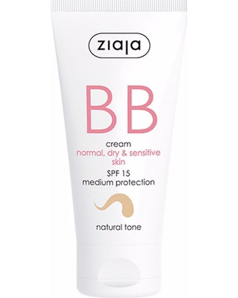 Zıaja BB Krem Normal, Kuru ve Hassas Ciltler İçin Doğal Ton SPF 15 50 ml