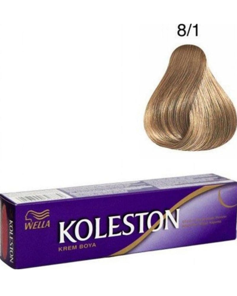 Wella Koleston Single Tüp Boya 8/1 Açık Küllü Kumral