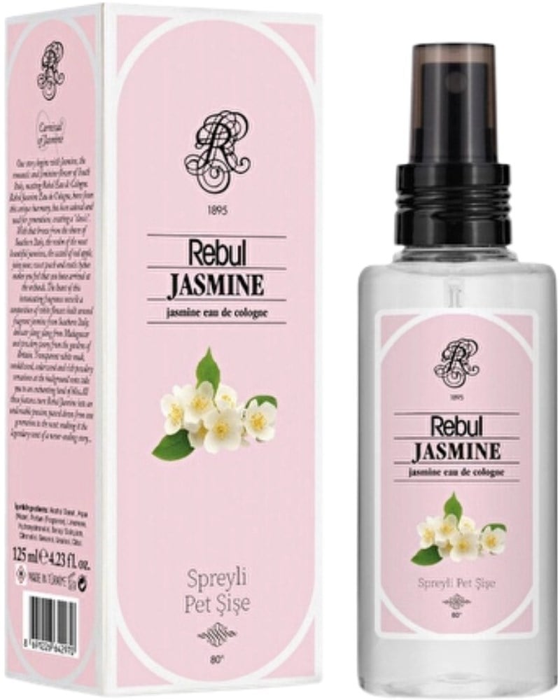 Rebul Spreyli Pet Şişe Kolonya 125 ml - Jasmine