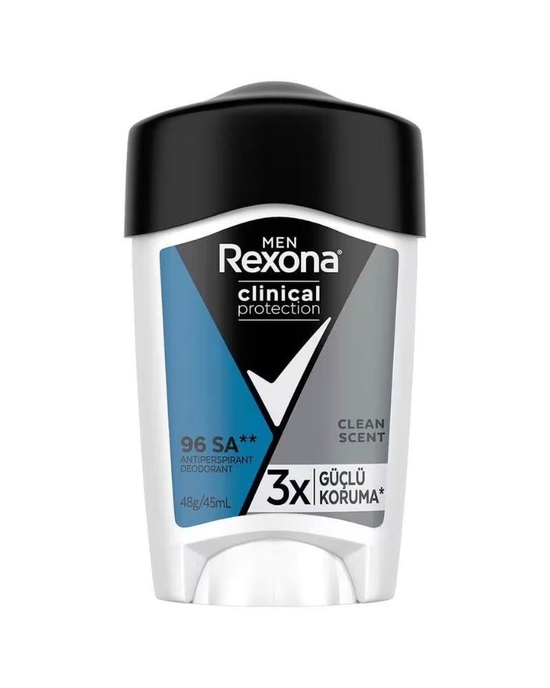 Rexona Men Clinical Protection Erkek Stick Deodorant Clean Scent 45 ml