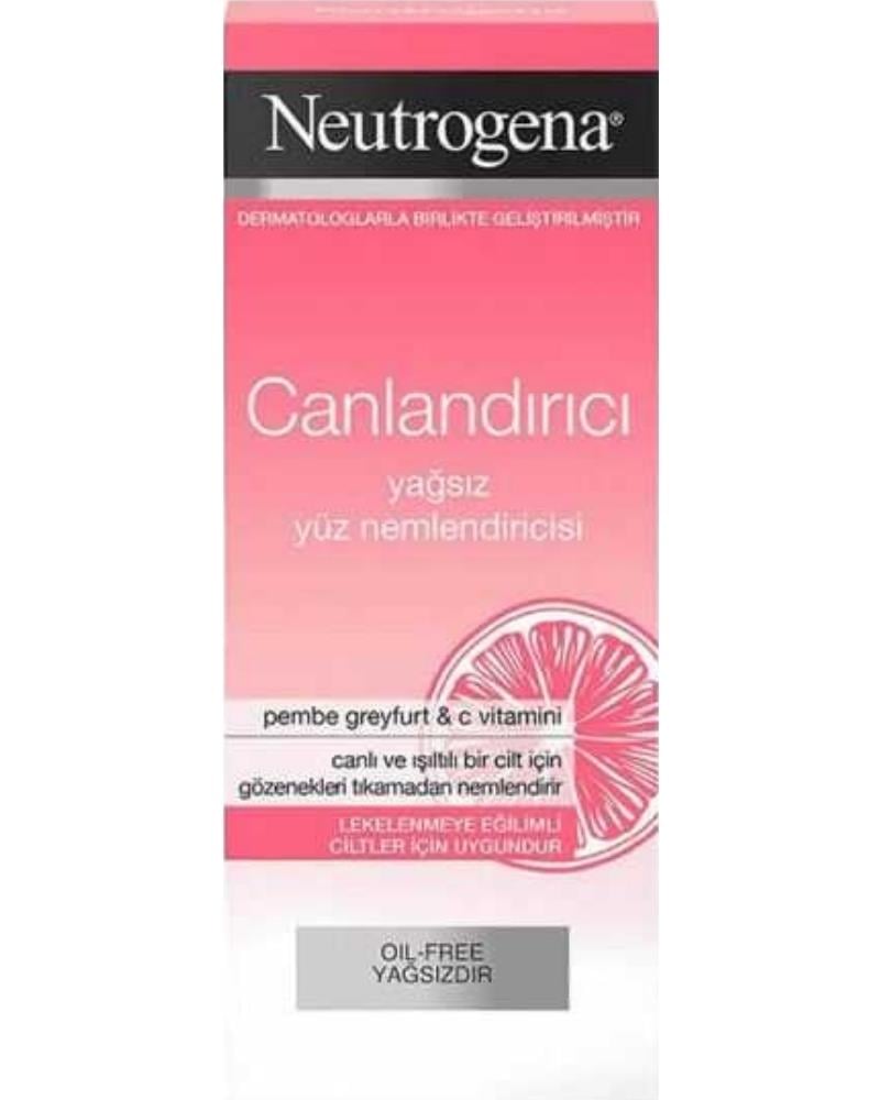 Neutrogena Canlandırıcı Pembe Greyfurt Yağsız Nemlendirici 50 ml