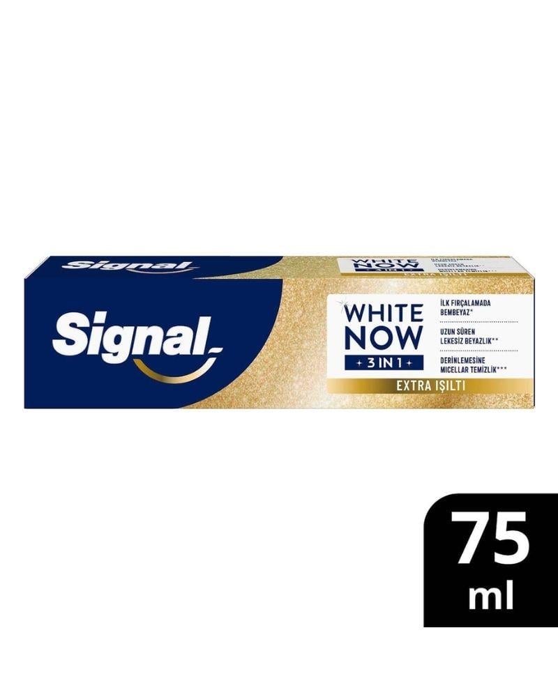 Signal White Now 3 in 1 Ekstra Işıltı Hello Glow Diş Macunu 75 ml