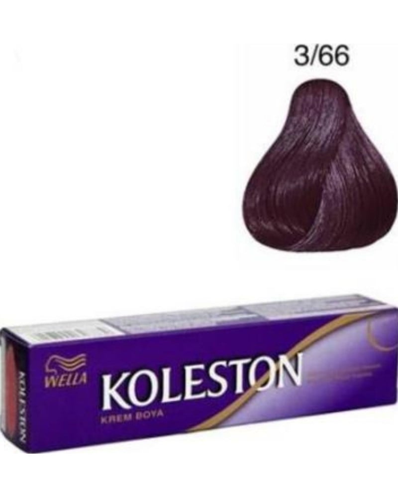 Wella Koleston Single Tüp Boya 3/66 Patlican Moru
