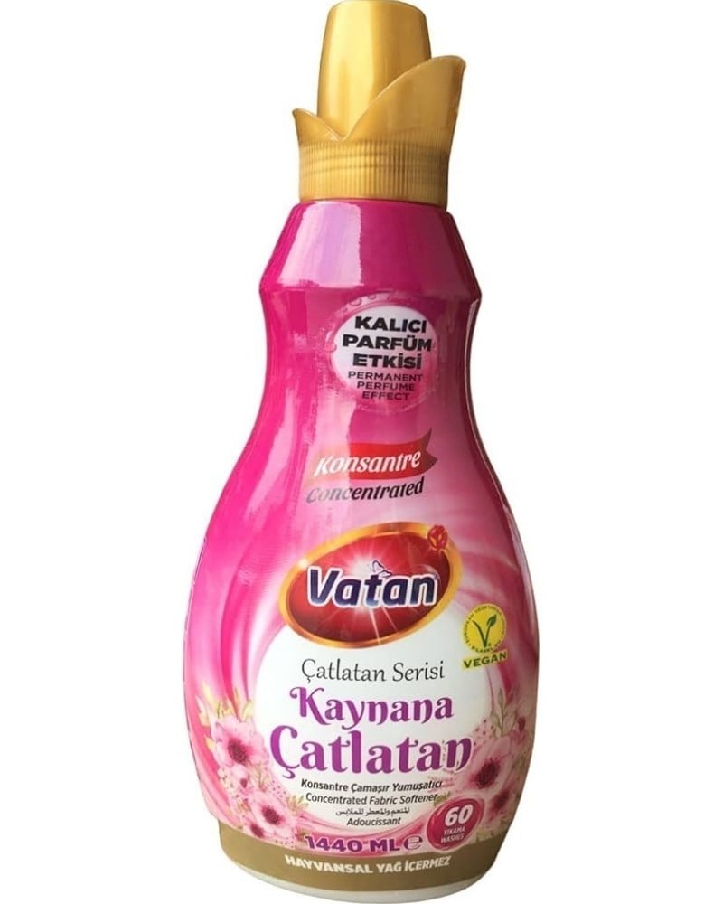 Vatan Kaynana Çatlatan Konsantre Çamaşır Yumuşatıcı 1440ml