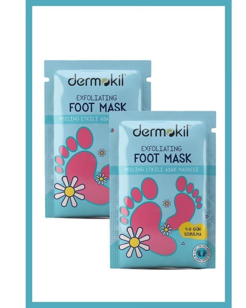 Dermokil Peeling Etkili (Soyulabilir) Ayak Maskesi 30 ml 2'li Set