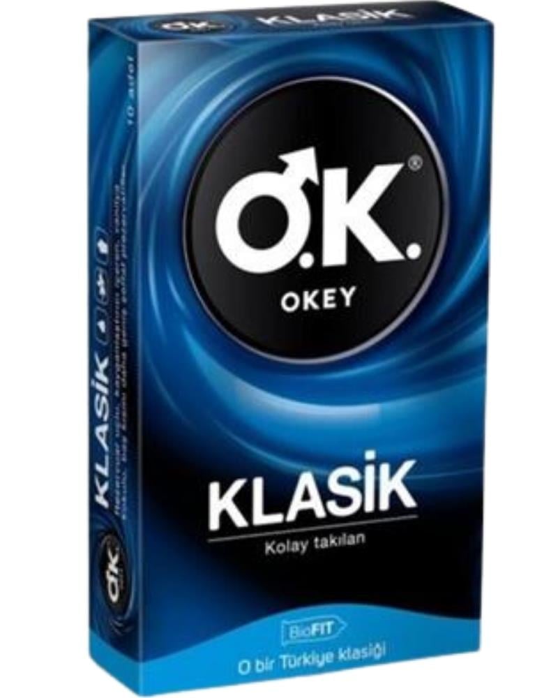 Okey Klasik Prezervatif 10'lu